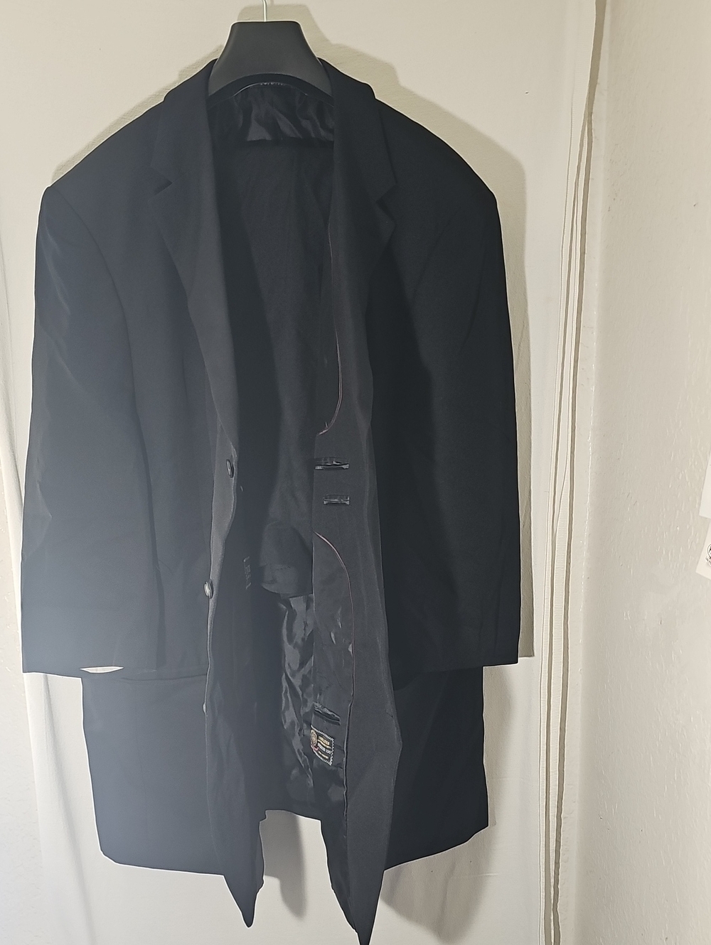 Mens Black Tailored Blazer Jacket - Classic Formal Layer